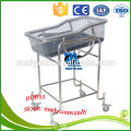 Full stainless steel new born baby cot bed